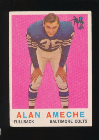 1959 Topps Football Card #30 Alan Ameche Baltimore Colts