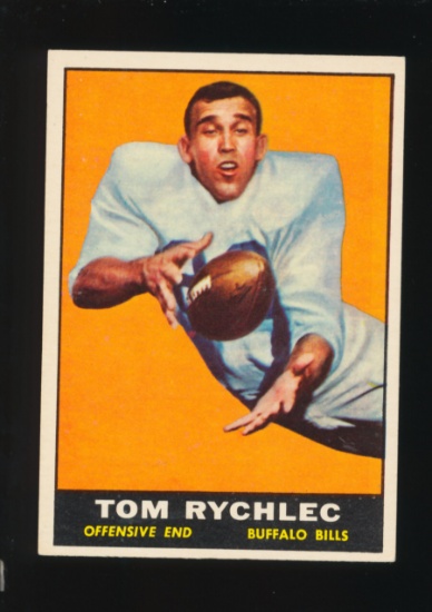 1961 Topps Football Card #164 Tom Rychlec Buffalo Bills