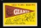 1959 Topps Football Card #53 New York Giants Pennant Card
