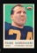1959 Topps Football Card #119 Frank Varrichione Pittsburgh Steelers