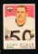 1959 Topps Football Card #124 John Reger Pittsburgh Steelers