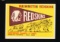 1959 Topps Football Card #168 Washington Redskins Pennant Card
