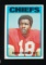 1972 Topps ROOKIE Football Card #157 Rookie Hall of Famer Emmitt Thomas Kan