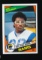 1984 Topps ROOKIE Football Card #280 Rookie Hall of Famer Eric Dickerson Lo