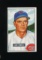 1951 Bowman Baseball Card #322 Luke Sewell Cincinnati Reds (Scarce High Number)