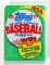 1984 Topps Baseball Card Wax Pack Sealed/Unopened