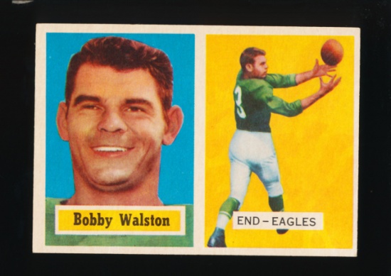 1957 Topps Football Card #61 Bobby Walston Philadelphia Eagles