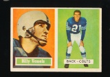 1957 Topps Football Card #29 Billy Vessels Baltimore Colts
