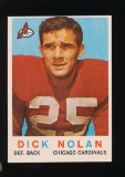 1959 Topps Football Card #32 Dick Nolan Chicago Cardinals