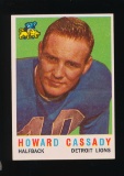 1959 Topps Football Card #85 Howard Cassady Detroit Lions