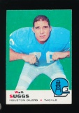 1969 Topps Football Card #118 Walt Suggs Houston Oilers