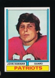 1974 Topps ROOKIE Football Card #383 Rookie Hall of Famer John Hannah New E