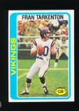 1978 Topps Football Card #100 Hall of Famer Fran Tarkenton Minnesota Viking