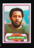 1980 Topps Football Card #78 Hall of Famer James Lofton Green Bay Packers