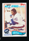 1982 Topps ROOKIE Football Card #434 Rookie Hall of Famer Lawrence Taylor N