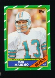 1986 Topps ROOKIE Football Card #45 Hall of Famer Dan Marino Miami Dolphins