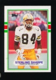 1989 Topps ROOKIE Football Card #379 Rookie Sterling Sharpe Green Bay Packe