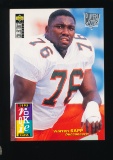 1995 Upper Deck ROOKIE Football Card #12 Rookie Hall of Famer Warren Sapp T