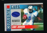 2003 Topps Collegiate Cuts GAME WORN JERSEY Football Card #CC-LJ Larry John