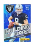 2013 Panini Prizm ROOKIE Football Card #25 Rookie Tyler Wilson Oakland Raid