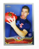 2013 Topps Chrome ROOKIE Football Card #118 Rookie Travis Kelce Kansas City