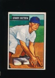 1951 Bowman Baseball Card #47 Grady Hatton Cincinnati Reds