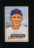 1951 Bowman Baseball Card #48 Ken Raffensberger Cincinnati Reds