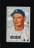 1951 Bowman Baseball Card #50 Hall of Famer Johnny Mize New York Yankees