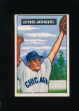1951 Bowman ROOKIE Baseball Card #60 Rookie Alphonso Carrasquel Chicago Whi