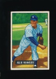 1951 Bowman Baseball Card #109 Allie Reynolds New York Yankees