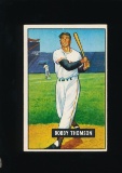 1951 Bowman Baseball Card #126 Bobby Thomson New York Giants (Small Reverse