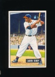 1951 Bowman Baseball Card #151 Hall of Famer Larry Doby Cleveland Indians (