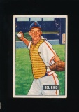 1951 Bowman Baseball Card #156 Del Rice St Louis Cardinals