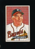 1951 Bowman Baseball Card #207 Hall of Famer Billy Southworth Boston Braves