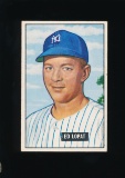 1951 Bowman Baseball Card #218 Ed Lopat New York Yankees