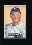 1951 Bowman ROOKIE Baseball Card #219 Rookie Gene Woodling New York Yankees