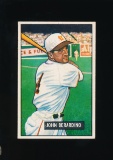 1951 Bowman ROOKIE Baseball Card #245 Rookie John Beradino St Louis Browns