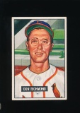 1951 Bowman Baseball Card #264 Don Richmond St Louis Cardinals (Scarce High Number)