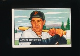 1951 Bowman Baseball Card #274 George Metkovich Pittsburgh Pirates (Scarce High Number)