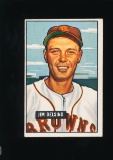 1951 Bowman Baseball Card #279 Jim Delsing St Louis Browns (Scarce High Number)