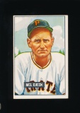 1951 Bowman Baseball Card #309 Mel Queen Pittsburgh Pirates (Scarce High Number)