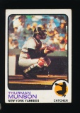 1973 Topps Baseball Card #142 Thurman Munson New York Yankees