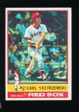 1976 Topps Baseball Card #230 Hall of Famer Carl Yastrzemski Boston Red Sox