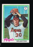 1978 Topps Baseball Card #400 Hall of Famer Nolan Ryan California Angels