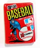 1981 Donruss Baseball Card Wax Pack Sealed/Unopened