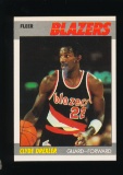1987 Fleer Basketball Card #30 of 132 Clyde Drexler Portland Trail Blazers