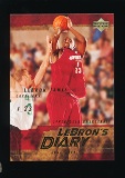 2003-2004 Upper Deck ROOKIE Basketball Card #LJ7 Rookie Lebron James Clevel