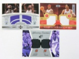 (3) Upper Deck GAME WORN DUEL WARM UPS Basketball Cards: Eddy Curry-Tyson C