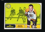 1968 Topps Hockey Card #7 Hall of Famer Phil Esposito Boston Bruins