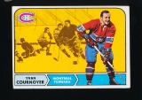 1968 Topps Hockey Card #62 Hall of Famer Yvan Cournoyer Montreal Canadiens